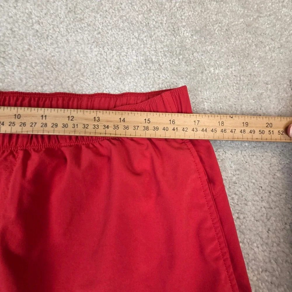 Rhone Essentials Unlined Training Shorts Mens Large Red 7 Inch Inseam